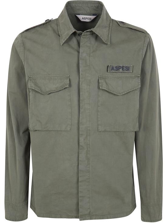 ASPESI Men Long Tops S6 A CE10 G178 85393 GREEN