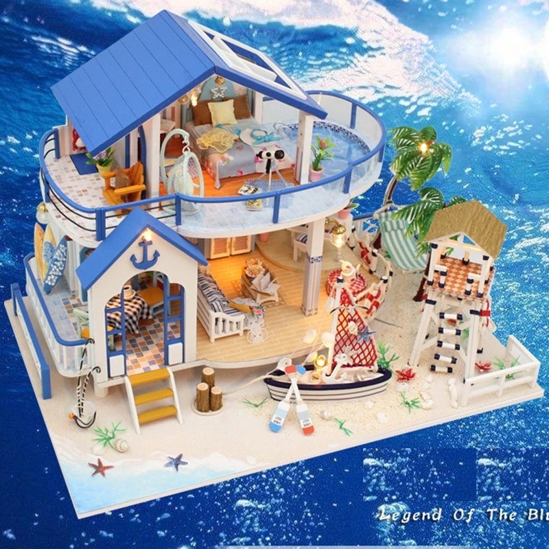 ドールハウス ミニチュアハウス 洋風 手作りキット DIY セット 風情のある シリーズ 初心者向け おもちゃ カバー クリスマス プレゼント ギフト 誕生日 4,844円