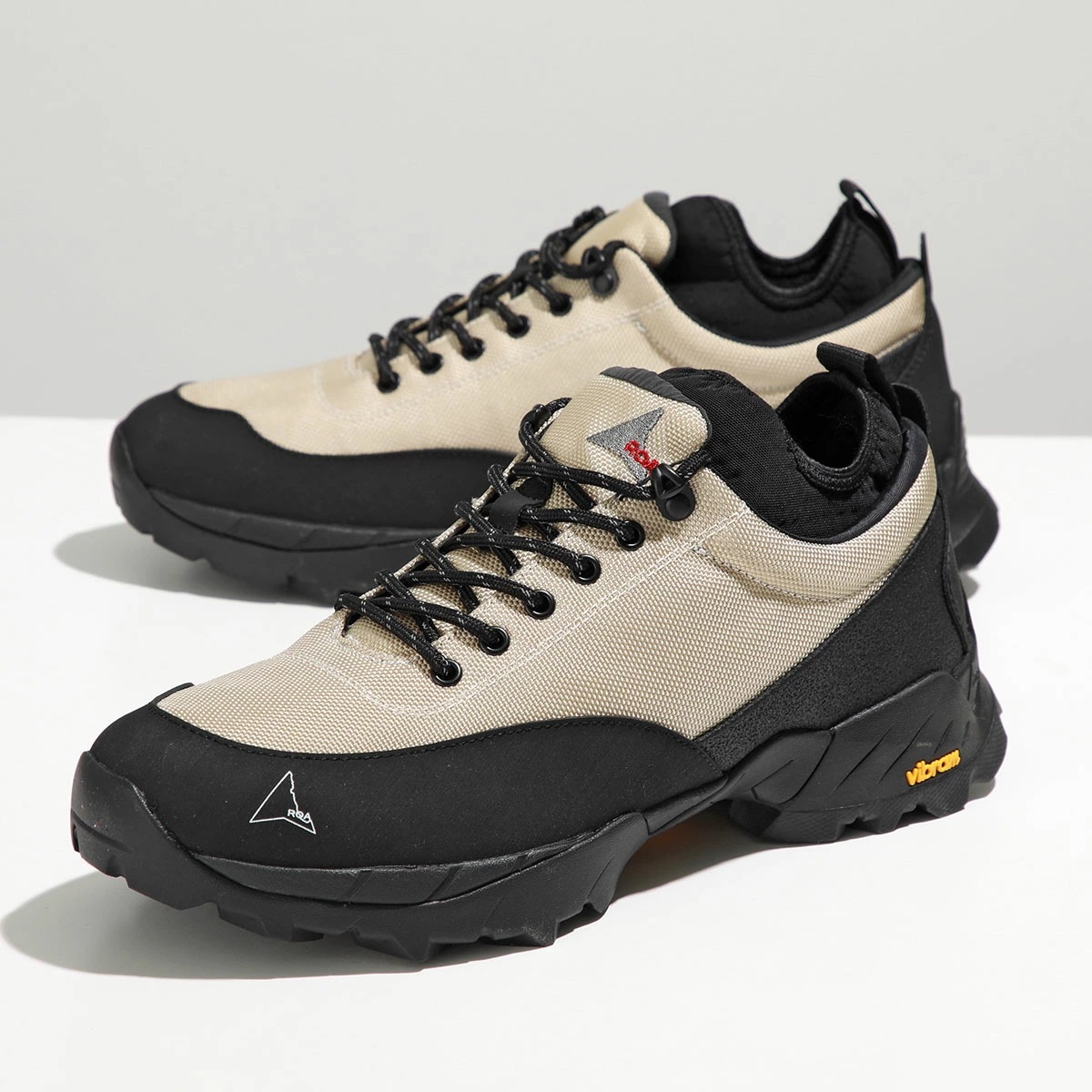 ROA ロア スニーカー NEAL ニール NBUW110FA08 メンズ ローカット Vibram ビブラムソール ロゴ刺繍 ジューズ 靴 BEG0004-Sand
