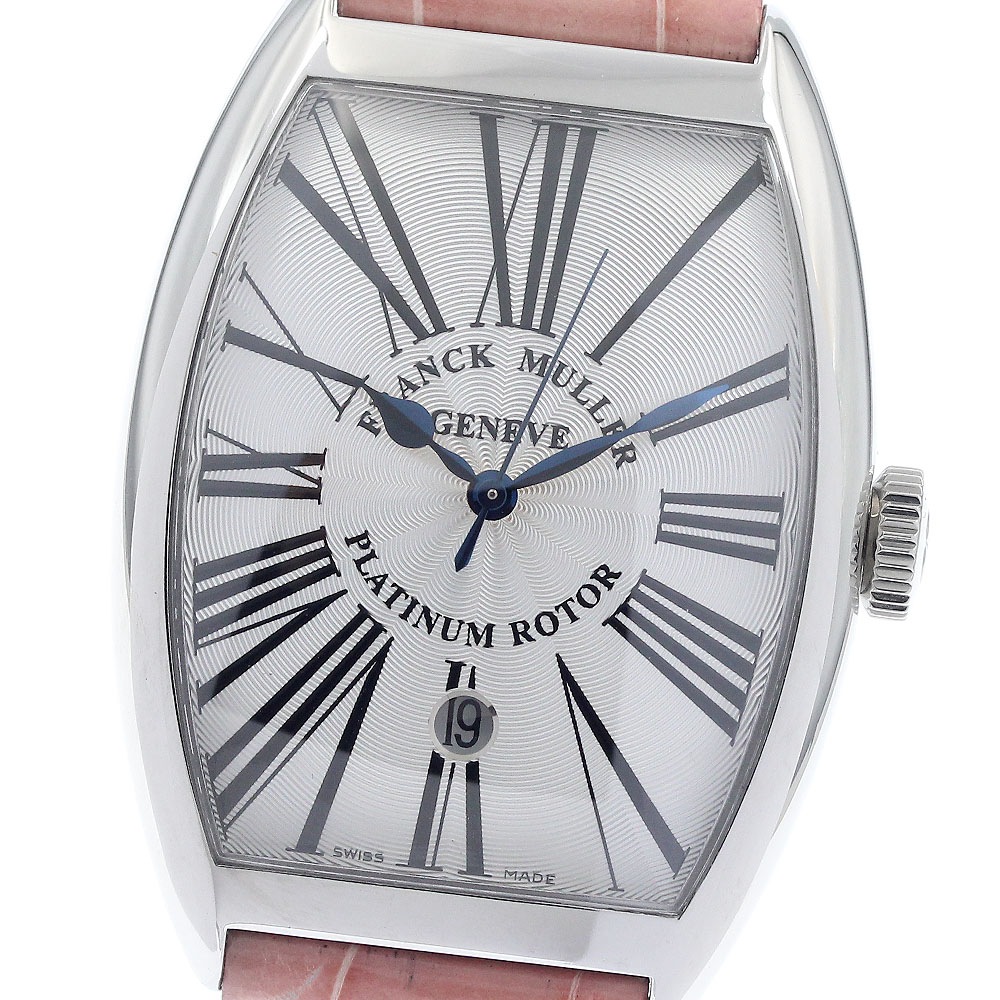フランクミュラー FRANCK MULLER 6850SCDTR トノーカーベックス デイト 自動巻き メンズ _954744【中古】