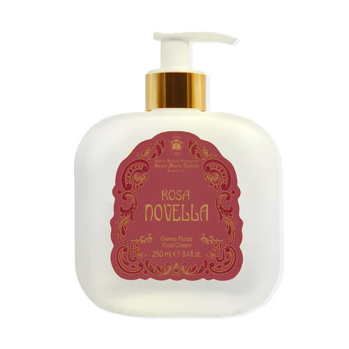 サンタ マリア ノヴェッラ フルイド ボディ クリーム ローズ ノヴェッラ 250ml ガラス ポンプ付き SANTA MARIA NOVELLA ROSA NOVELLA FLUID BODY C