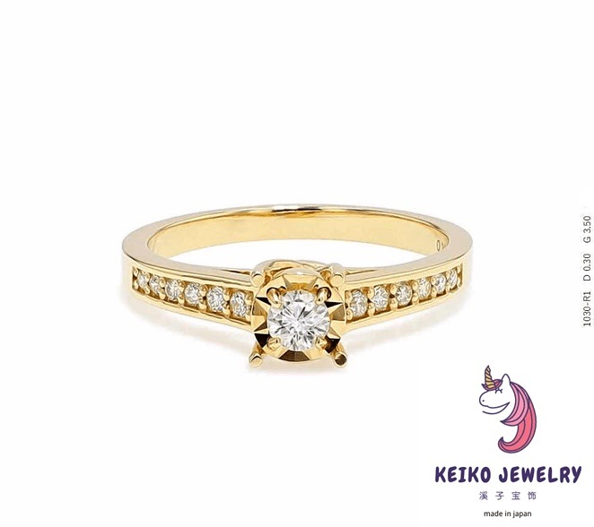 KEIKO JEWELRY 18K Glod Diamond Ring 92,000円