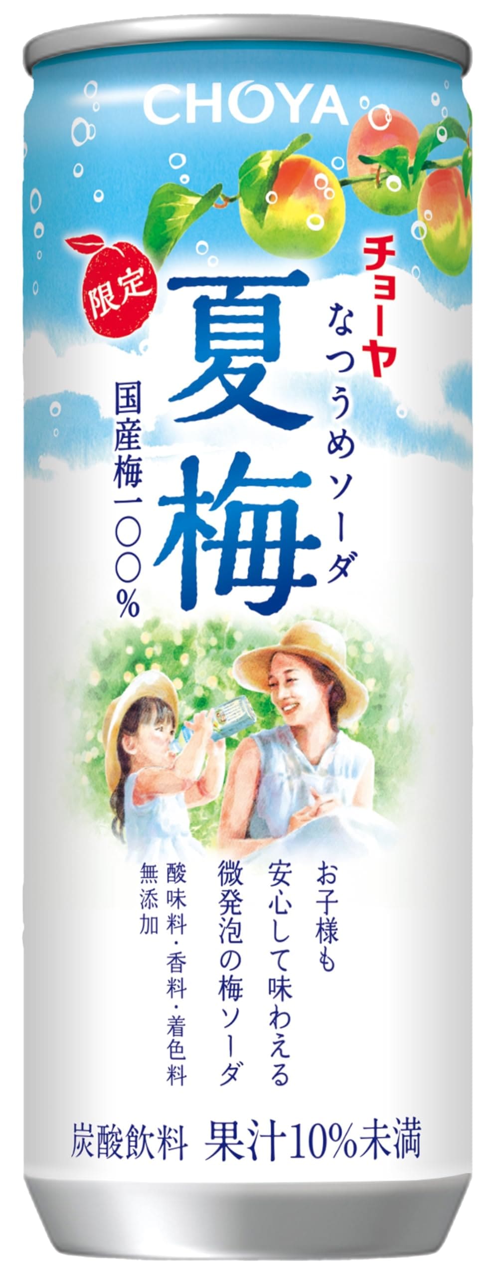 チョーヤ 夏梅ソーダ缶 250g×30本