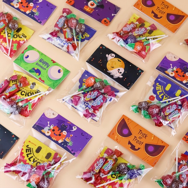 ハロウィンデー お菓子 グディバッグx30個/ 包装プレゼント おやつセット 大量注文