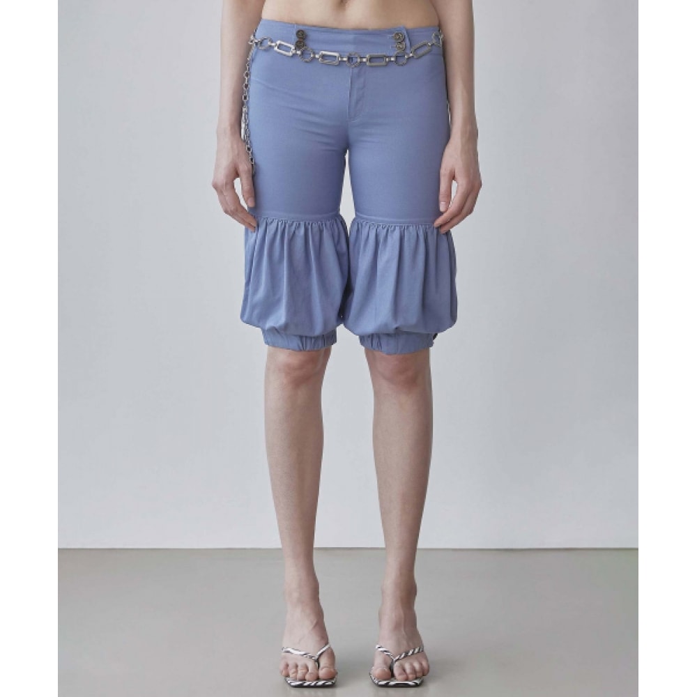 SCULPTOR バルーンカプリパンツ ブルーモデル