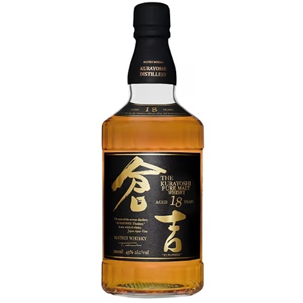 松井酒造 マツイピュアモルトウイスキー 倉吉 18年 43度 700ml 1本【北海道沖縄県東北四国九州地方は必ず送料がかかります】