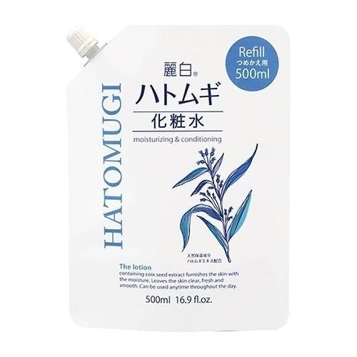 熊野油脂 麗白 ハトムギ 化粧水 詰替 500ml 24本セット 【ケース販売】