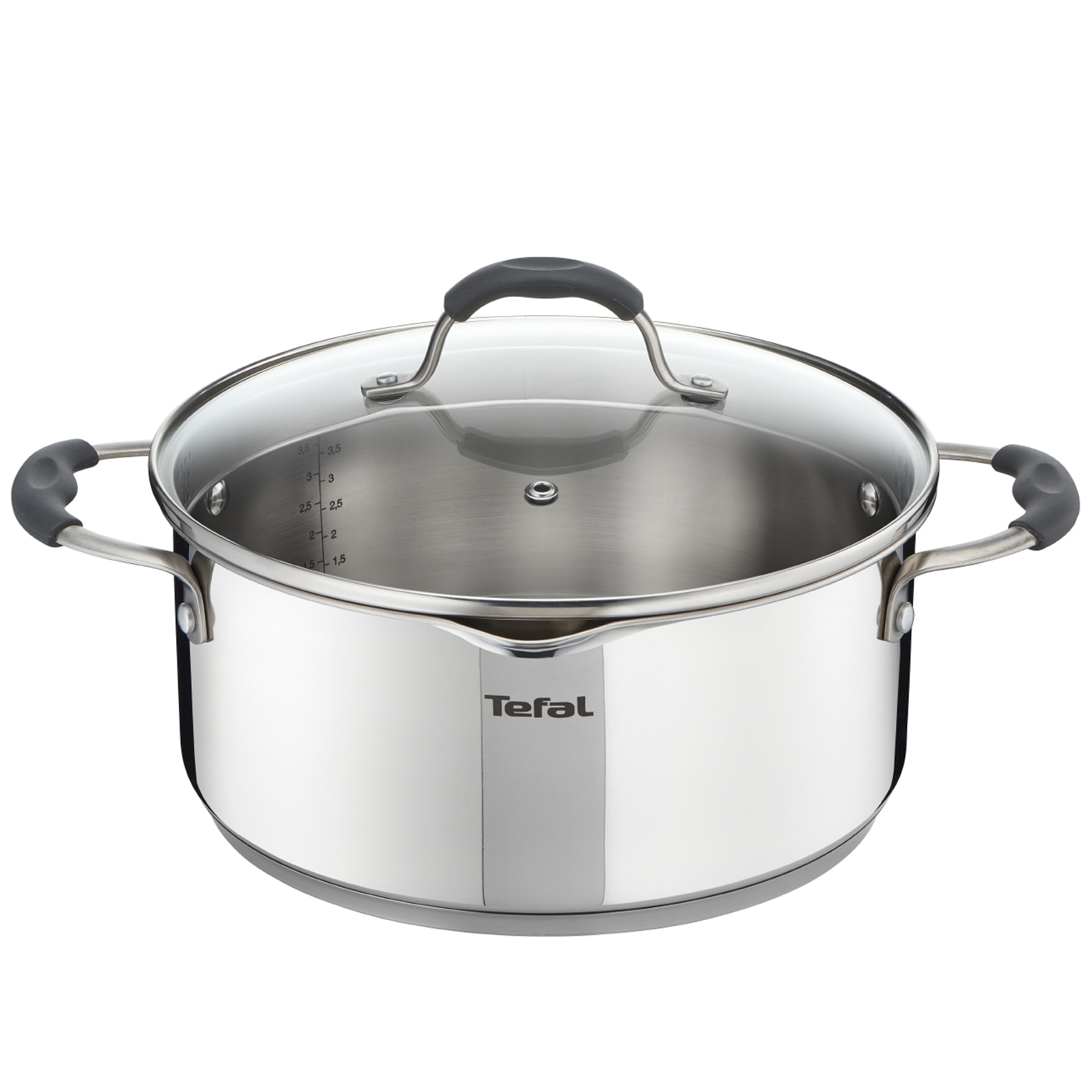 イリコ ステンレススチール IH対応 シチューポット (20cm, 2.6L) PFOAフリー シルバー