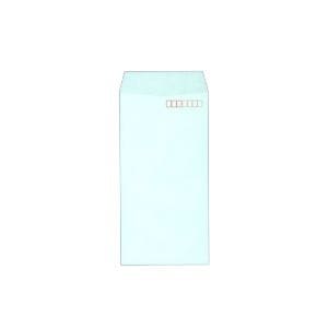 キングコーポレーションカラークラフト封筒 長3 70g／m2 枠あり ミズ 業務用パック 080122 1箱（1000枚）