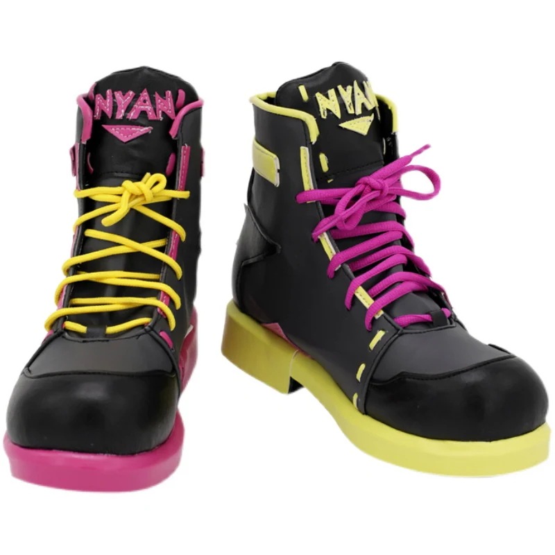 コスプレ靴 Vtuber 常闇トワ とこやみ とわ Vtuber コスプレ 靴 下駄 シューズ 長靴