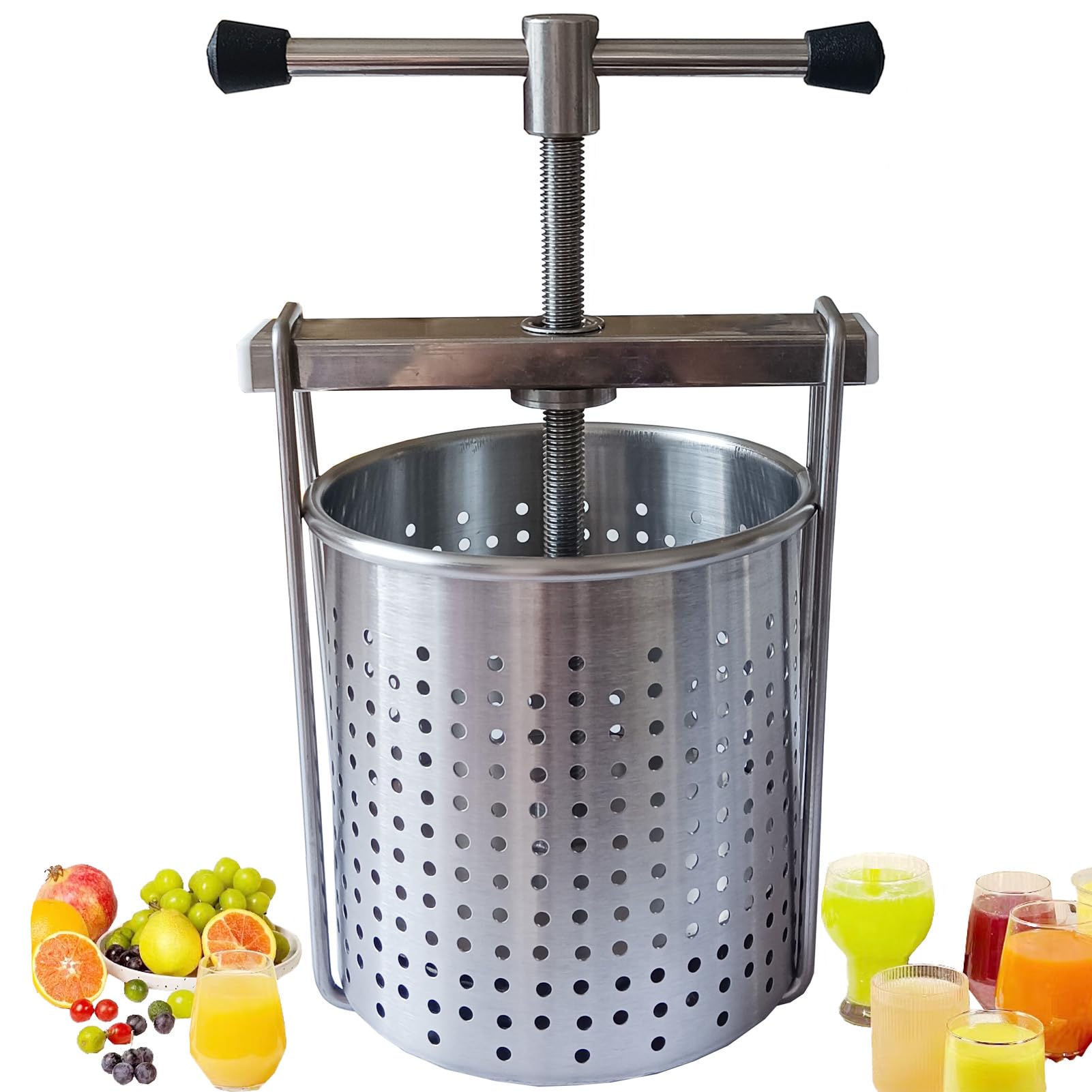 Aidour HM 脱水機 手動 果汁しぼり器 野菜 絞り器 ハンドミキサー ろ過器 304ステンレス鋼 压榨机 家庭用 業務用