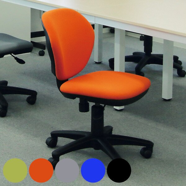 オフィスチェア 座面高42.5－55.5cm キャスター チェア ロッキング 背スウィング