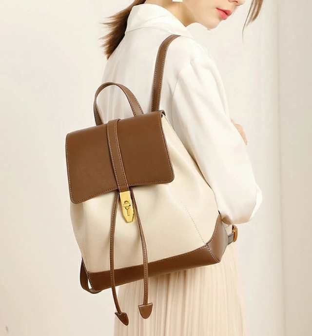本革 リュック レディース リュックサック ビジネスリュック レザー コンパクト 女性 かわいい おしゃれ 通学 通勤 大人 バッグ 軽量 ビジネスバッグ 鞄 シンプル レザーリュック 人気 ママリュ