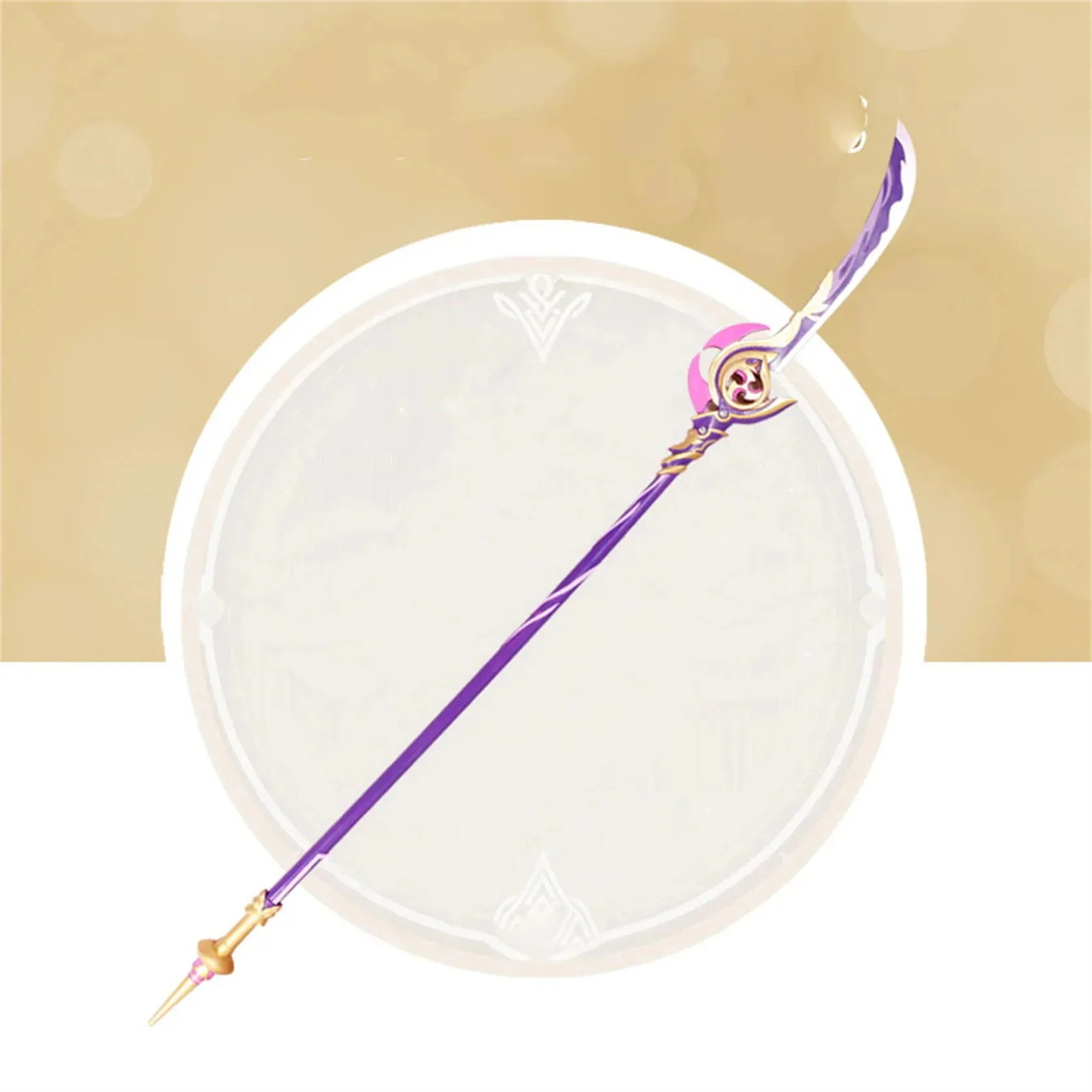 コスプレ変装仮装その他ハロウィン 学園祭 おもちゃ 約180cm Ruge限定発売（独自の設計）原神 COS コスプレ道具 雷電将軍 草薙の稲光 アクセサリー 元素爆発 長柄 PU製造 槍 イ