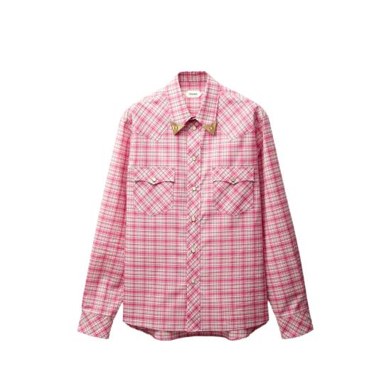 VERSACE Men Shirts 1A17903 1024954 6R680 RED NEUTRALS