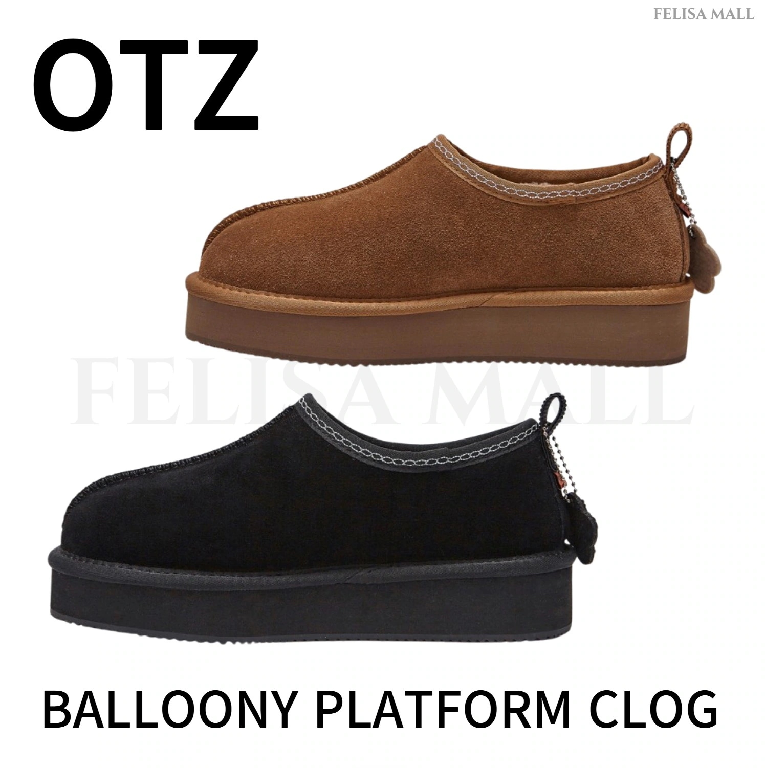 [OTZ] BALLOONY PLATFORM CLOG 冬用厚底ブーツ 韓国人気ブランド