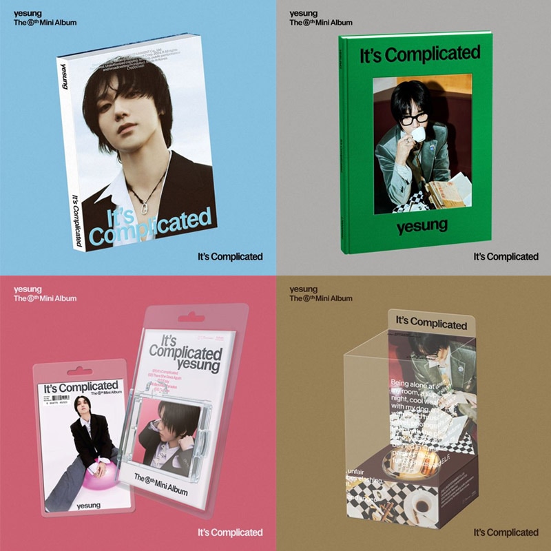 [4種セット] YESUNG アルバム [Its Complicated] (SMini Ver+Things Ver+Feelings Ver+Special Ver) 韓国チャート反映