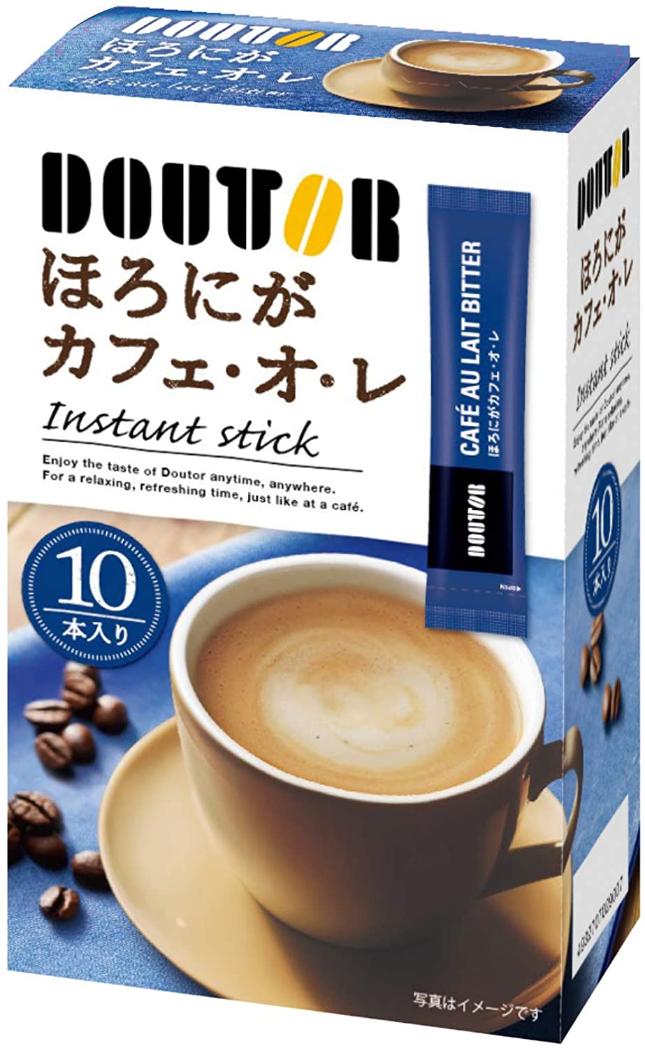 クラシック ドトールコーヒー ほろにがカフェオレ インスタント(ステ 6箱 10袋 インスタントスティック インスタントコーヒー -  flaviogimenis.com.br