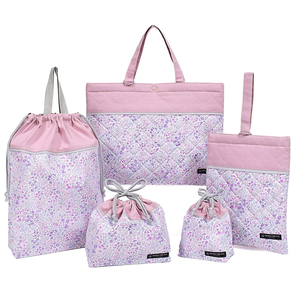 COLORFUL CANDY STYLE 入園入学セット 女の子 入園入学準備 レッスンバッグ シューズケース 子供 巾着袋 フローラルミスト カラフルキャンディスタイル N8149300