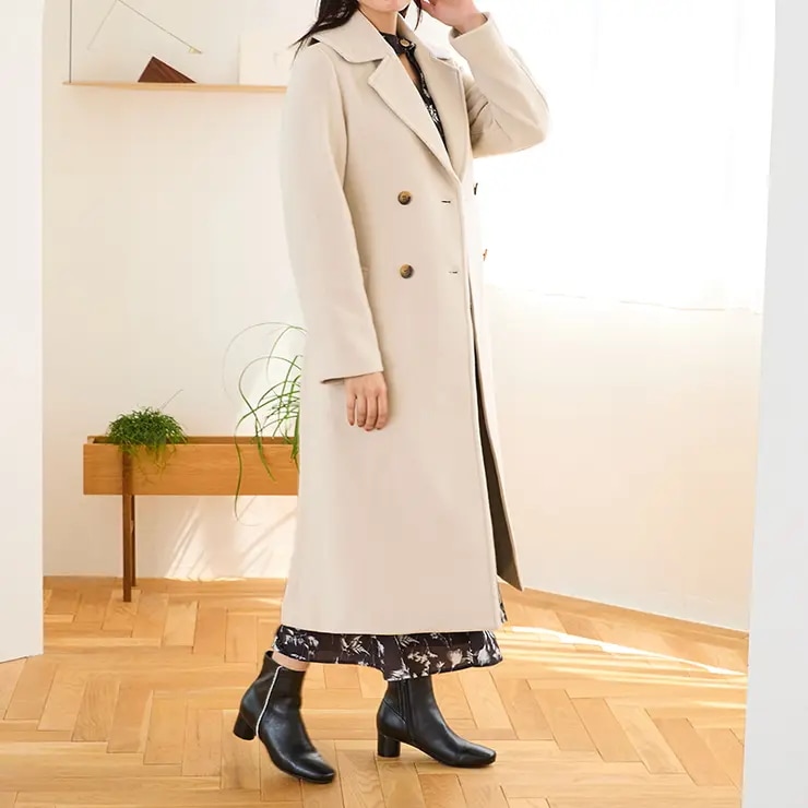 MISCH MASCH×ORiental TRafficコラボ商品ダブルボタンコート/MO33C03