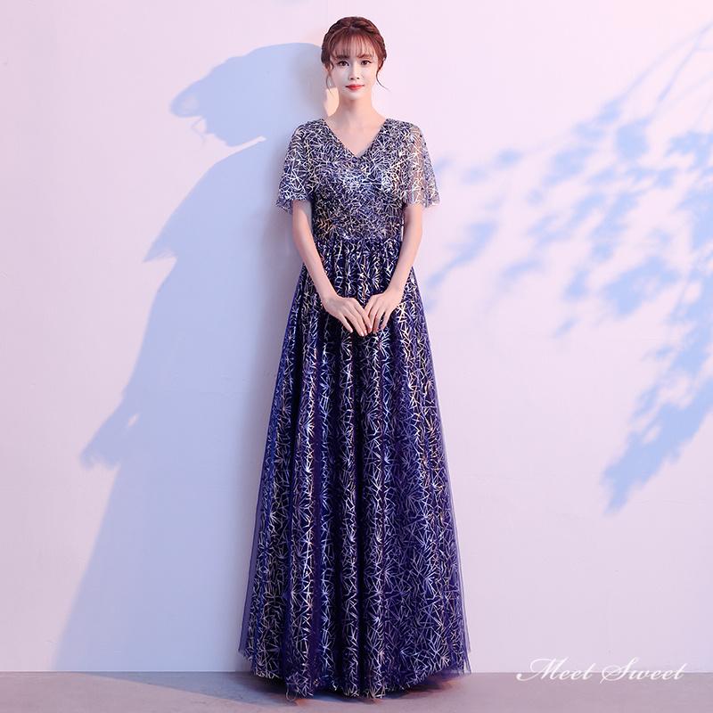 カラードレス ファスナー ネイビー シャンパン グレー ステージ 演出ドレス ロングドレス 結婚式 二次会 発表会 演奏会 ウェディングドレス ウエディングドレス