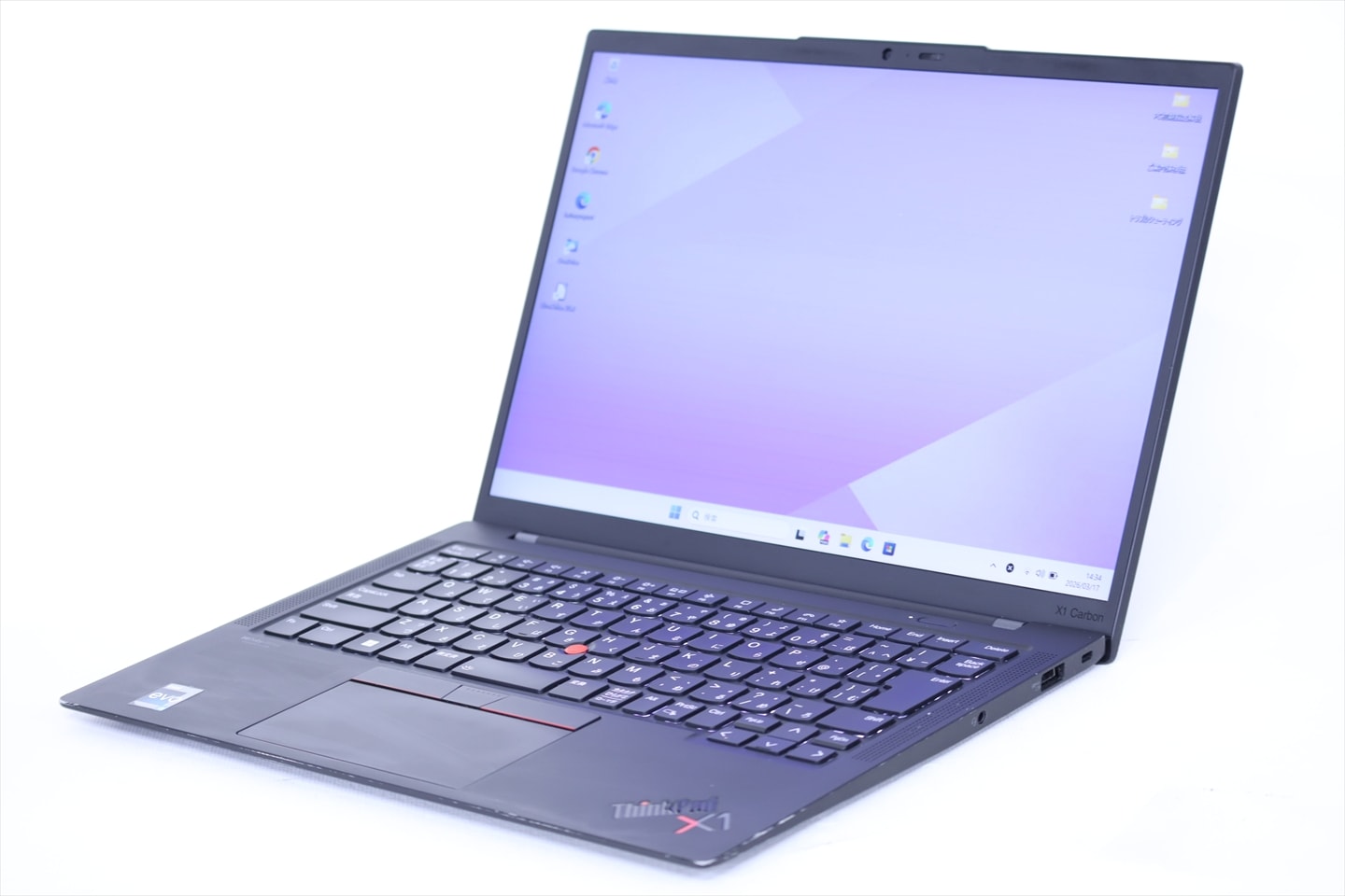 即配 良品 2022年快速モデル 12世代Corei5 ThinkPad X1 Carbon Gen10 i5-1235U 16G 256G 14.0WUXGA WiFi6E AAB評価