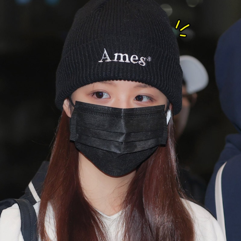 大好評通販中！ NMIXX ソリュン 着用 帽子 COLORED LOGO BEANIE