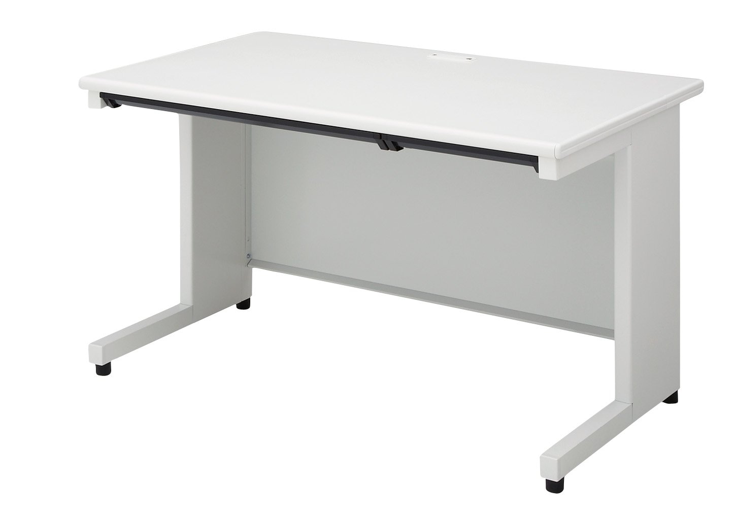 プラス オフィスデスク 平机 天板ホワイト/本体ホワイト SH-127H 643-701 63063