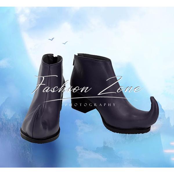 ハンター×ハンター 風 ヒソカ コスプレ靴 男女サイズ シューズ 道具小物 ブーツ cosplay ハロウィン仮装 変装