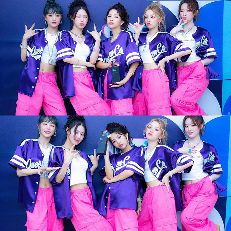ギドル韓国ガールズグループ同風ジャズダンス韓国ダンスヒップホップjazz演奏歌衣装スーツkpopステージ