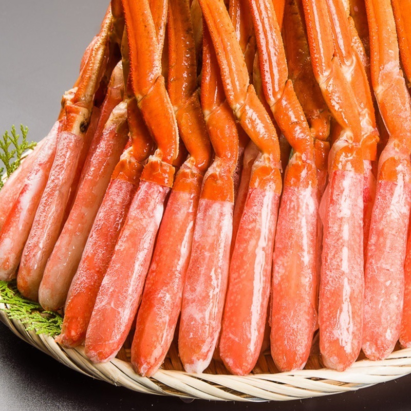 特特大ボイルズワイガニ棒肉剥き身 総重量:約1kg(正味800g) ズワイガニ脚 ずわいがに ポーション ボイル済 カットズワイ ズワイカット済