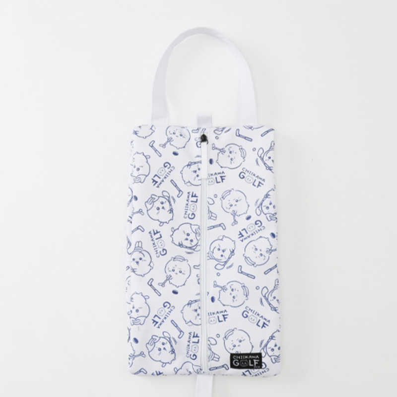 ちいかわGOLF　ちいかわゴルフ シューズケース パター総柄 [W24×H41×D16cm] ホワイト 【返品交換不可】　2409-CKG025WH00