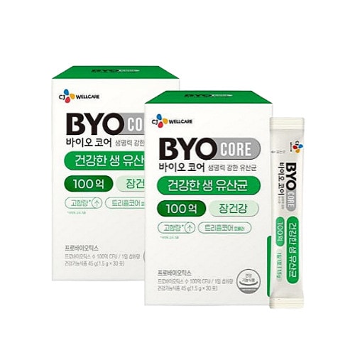 [CJ]1+1健康な生乳酸菌100億30包 ダイエット乳酸菌 体脂肪管理 腸の健康 サポート プロバイオティクス 生乳酸菌 コラーゲン 美容 美肌 毛穴