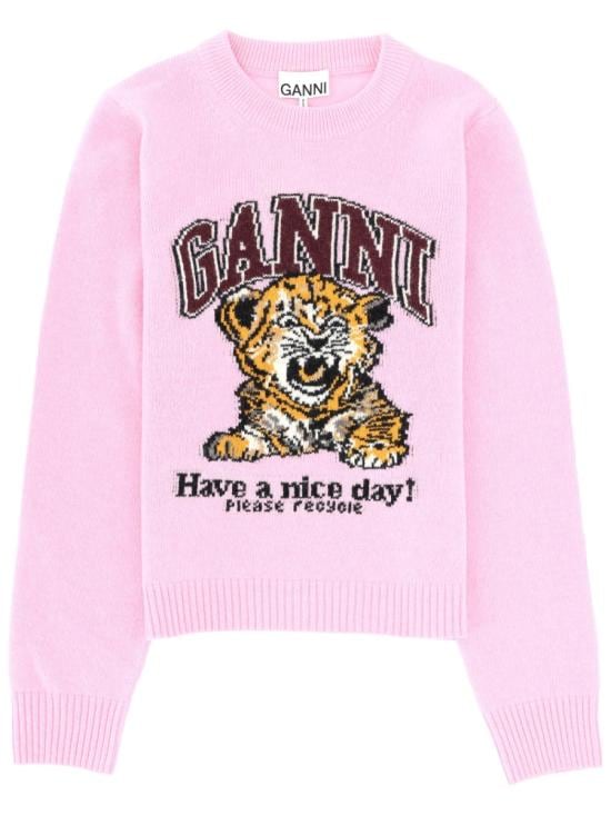 GANNI Women Sweater A1070047 868 PINK