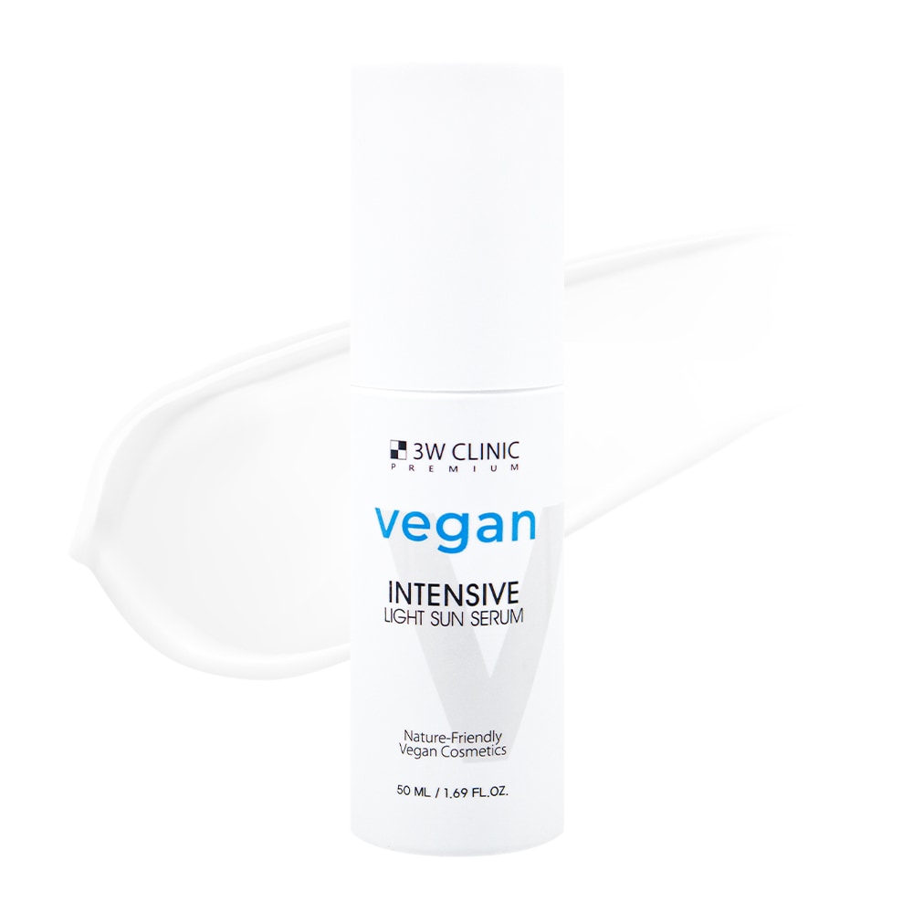 3Wクリニック プレミアム ビーガン インテンシブ ライト サンセラム 50ml SPF50 +/PA+++