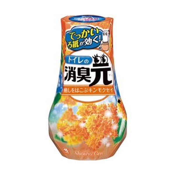 （まとめ）小林製薬 トイレの消臭元癒しをはこぶキンモクセイ 400ml 1個(×20セット)