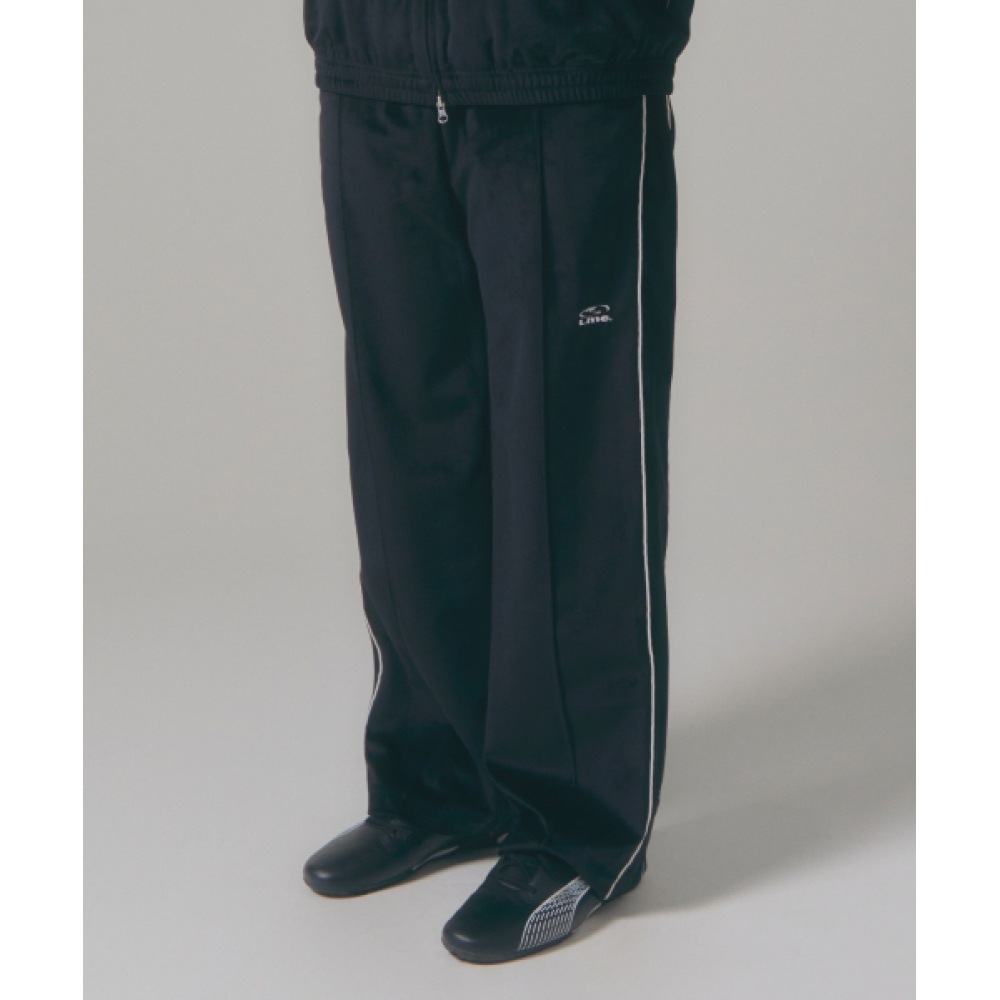 LMC ベロアパイピングパンツブラック