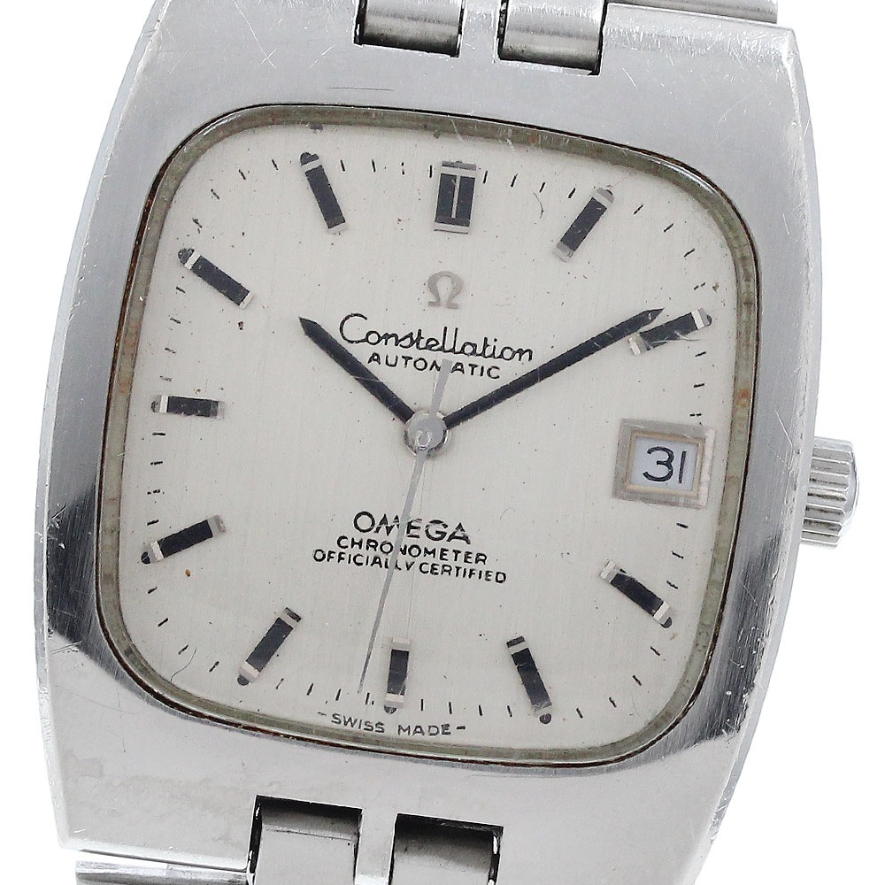 訳あり オメガ OMEGA コンステレーション スクエア デイト クロノメーター 自動巻き メンズ _936361【中古】