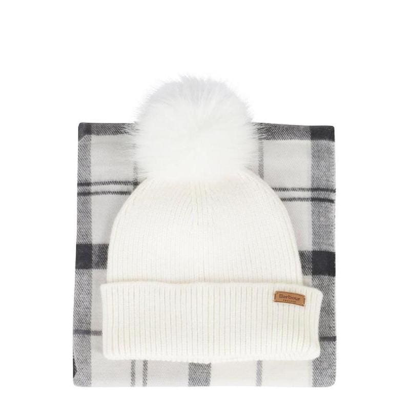 タータンスカーフ ニット ビーニーセット LGS0054LGS GY31MONOCHROMETARTAN TP94909960