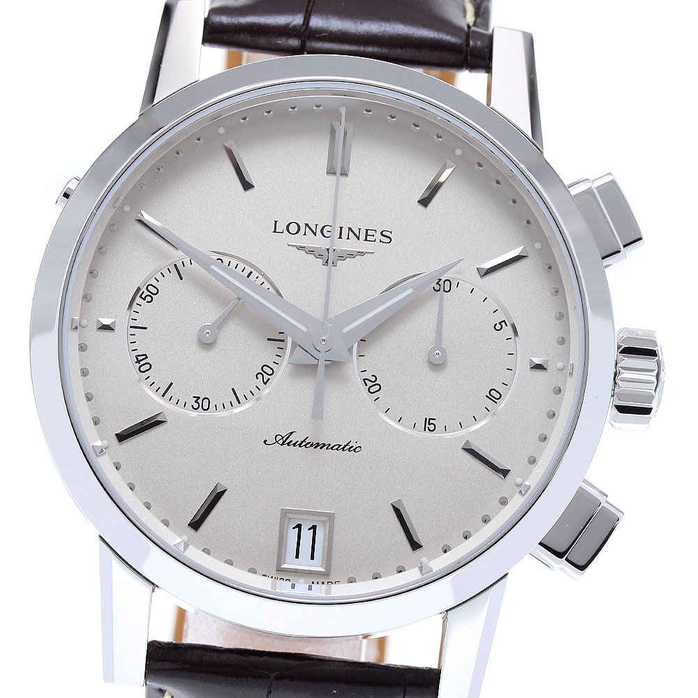 ロンジン LONGINES L4.829.4 ロンジン 1832 クロノグラフ デイト 自動巻き メンズ 未使用品 箱・保証書付き_824249【中古】