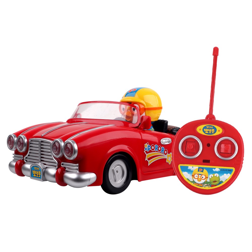ポロロワイヤレスカー玩具赤1個