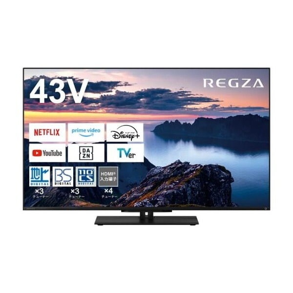 TOSHIBA REGZA 液晶テレビ43Z570K テレビスタンド かわゆく