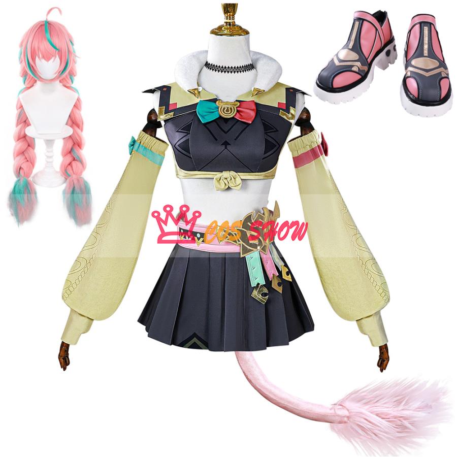 2025新品販売 原神 げんしん ヴァレサ コスプレ衣装 ウィッグ靴能 cosplay 仮装 イベント ステージ服 舞台 ハロウィン クリスマス