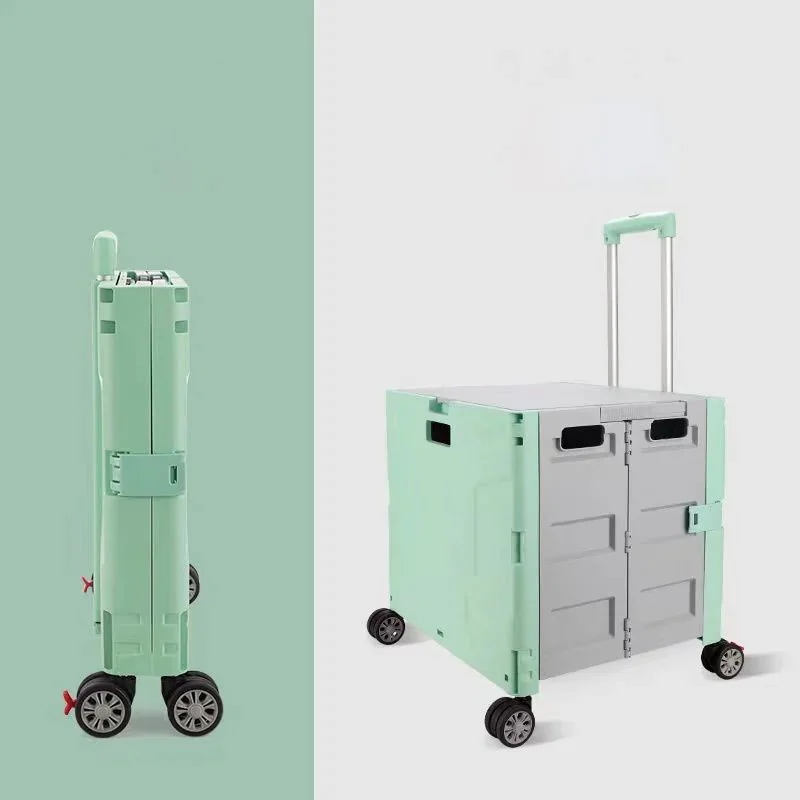 折りたたみショッピングカート 野菜の買い物カート 折りたたみロッドケース 家庭用リヤカー カートは便利でスペースをとらない レバーボックスを簡単に畳む