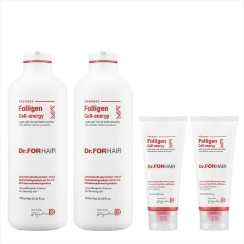 ドクターフォーヘア セルエナジーシャンプー 750ml x 2 + 100ml x 2