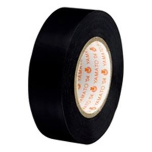 (業務用5セット)ヤマト ビニールテープ/粘着テープ (19mm×10m/黒) 10巻入り NO200-19