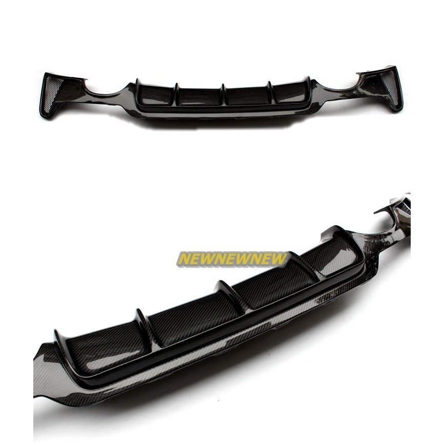 BMW F32 F33 F36 4シリーズ カーボン リアディフューザー　Mスポーツ 2本出しマフラー用　4本出しマフラー用 ディフューザー