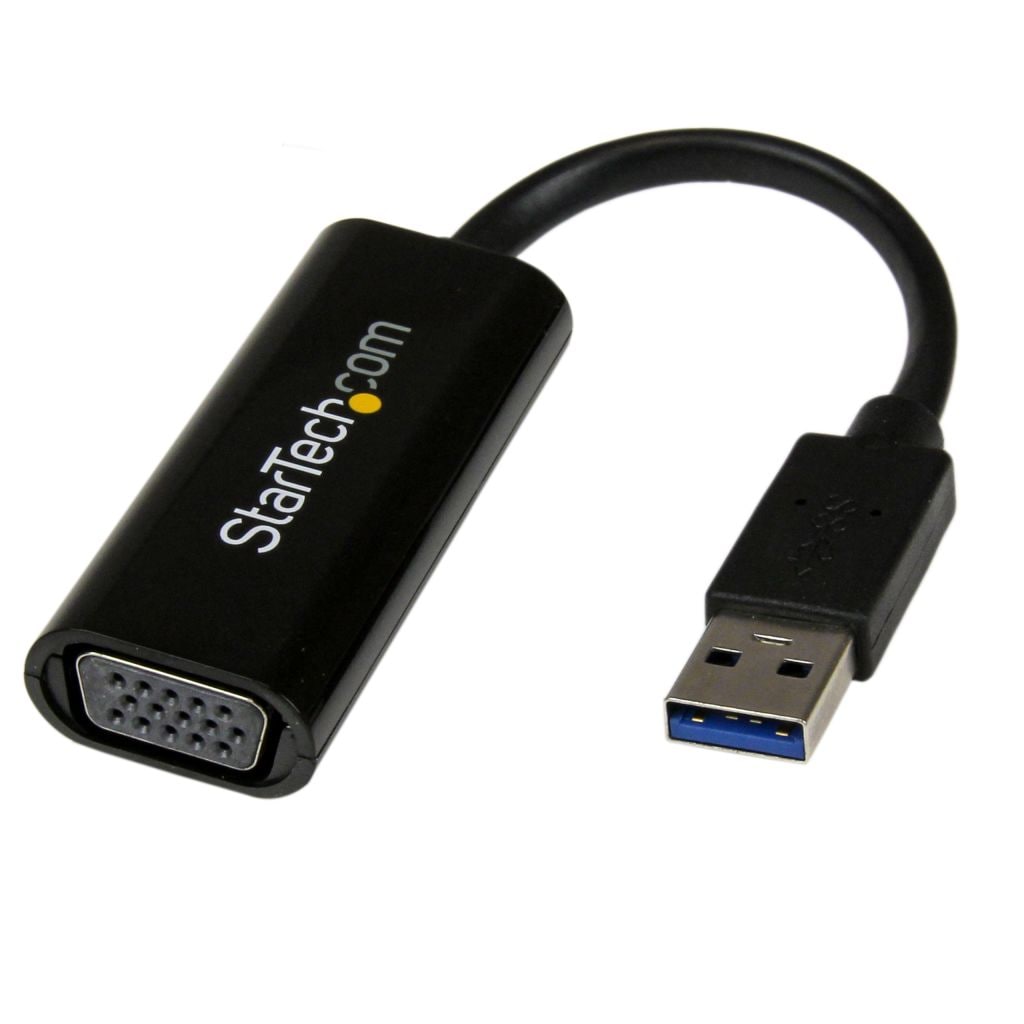 StarTech.com [USB32VGAES] スリムタイプ USB 3.0-VGA変換アダプタ