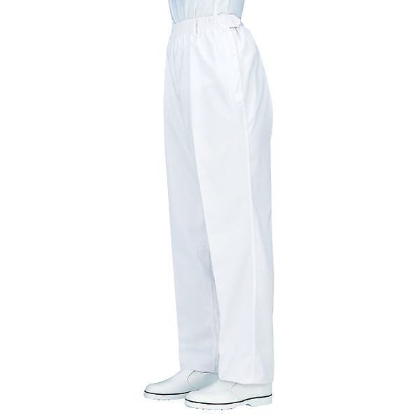 サカノ繊維 工場用白衣女子総ゴムトレパン ノータック SKH100 ホワイト Sサイズ