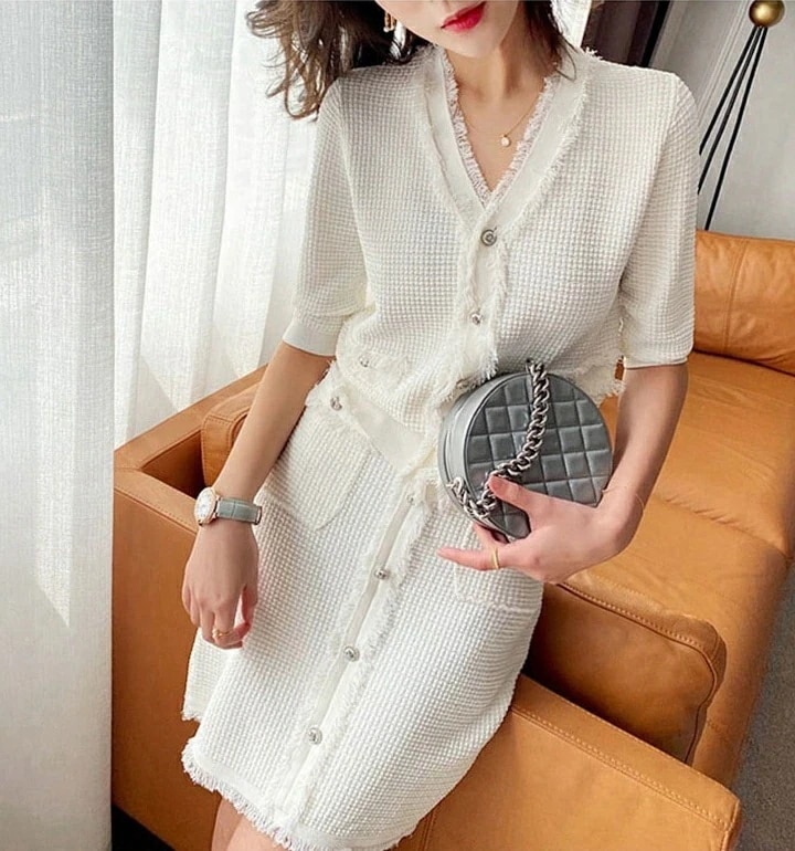 【急速出荷!】サマーニットセットアップ レディース スカート春夏 きれいめ オフィス 仕事 着回し 同窓会 通勤 通学 お呼ばれ お出掛け 女子会 かわいい 20代 30代 40代 50代 60代